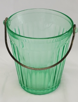 Green Vaseline Ice Bucket