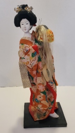 Antique Geisha Doll 